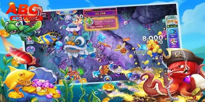 Người chơi săn boss trong game bắn cá online trên điện thoại Người chơi săn boss trong game bắn cá online trên điện thoại