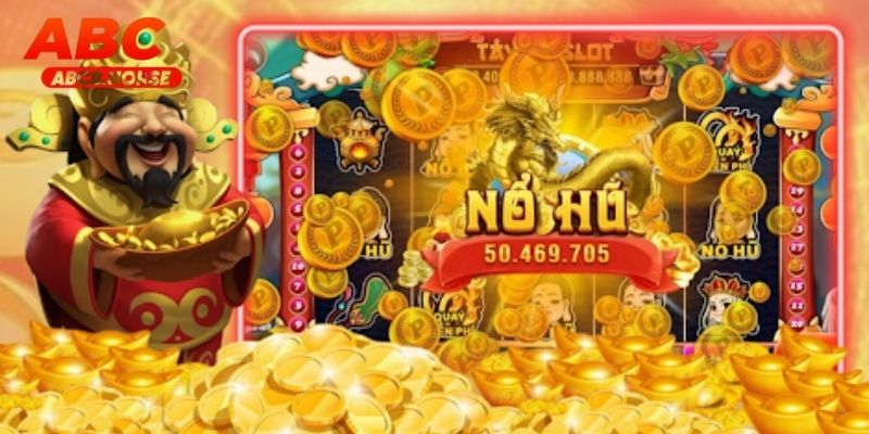 Màn hình quay hũ thắng thưởng lớn trong game nổ hũ jackpot